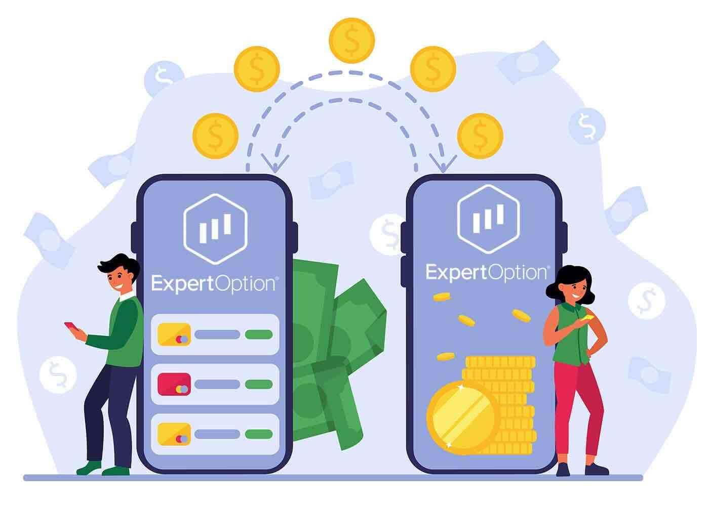 Ինչպես գումար ներդնել ExpertOption-ում