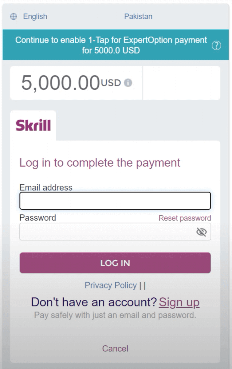 Deposite dinheiro em ExpertOption através de cartões bancários (Visa / Mastercard), pagamentos eletrônicos e criptomoeda na Turquia Deposite dinheiro em ExpertOption através de cartões bancários (Visa / Mastercard), pagamentos eletrônicos e criptomoeda na Turquia