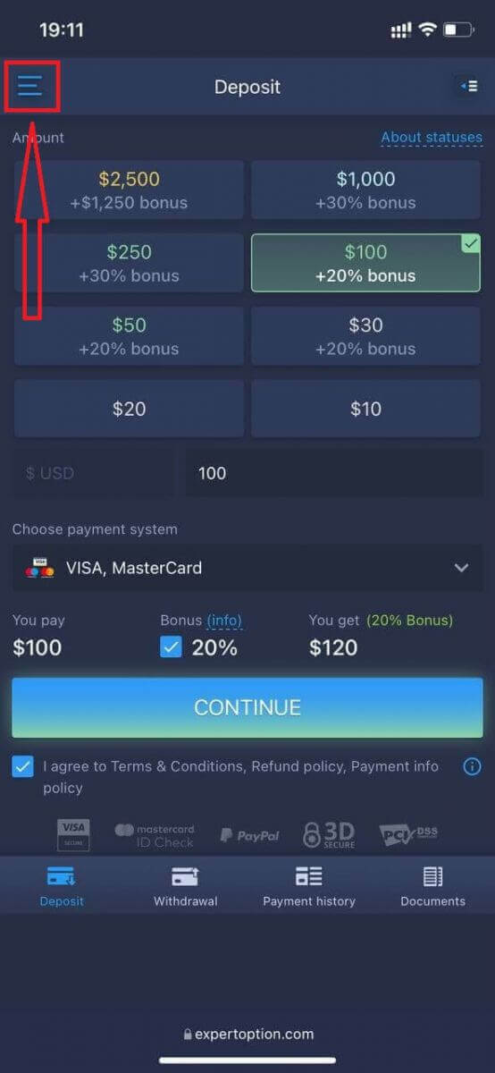Como criar uma conta e registrar-se no ExpertOption Como criar uma conta e registrar-se no ExpertOption