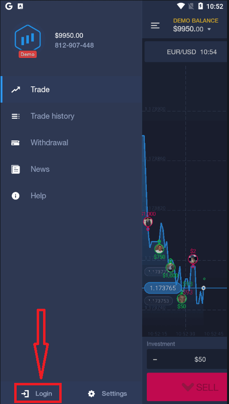 Comment se connecter à ExpertOption