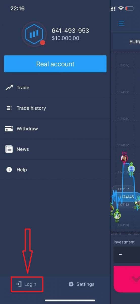 Cách đăng nhập và gửi tiền trên ExpertOption