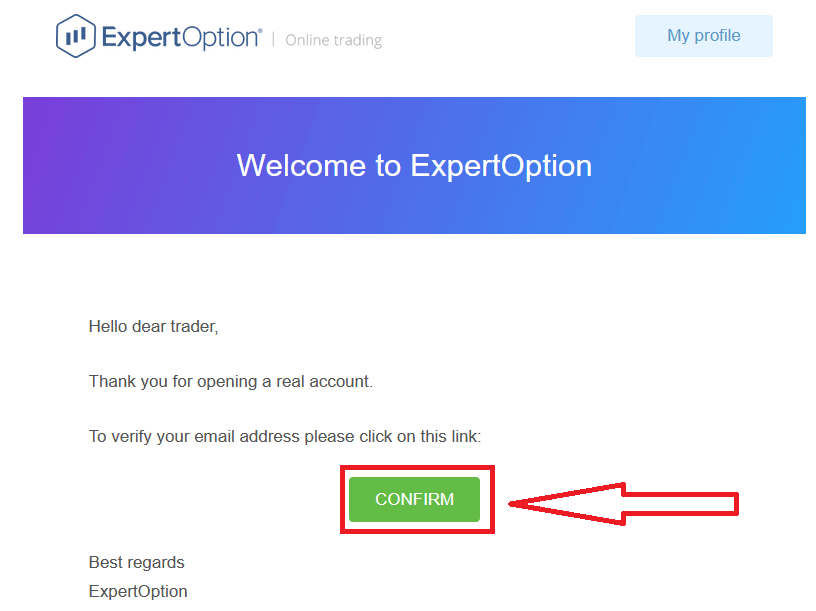 Comment ouvrir un compte de trading et s'inscrire sur ExpertOption