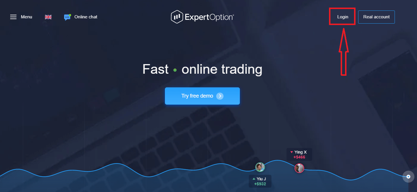 Como abrir uma conta e fazer login no ExpertOption Como abrir uma conta e fazer login no ExpertOption