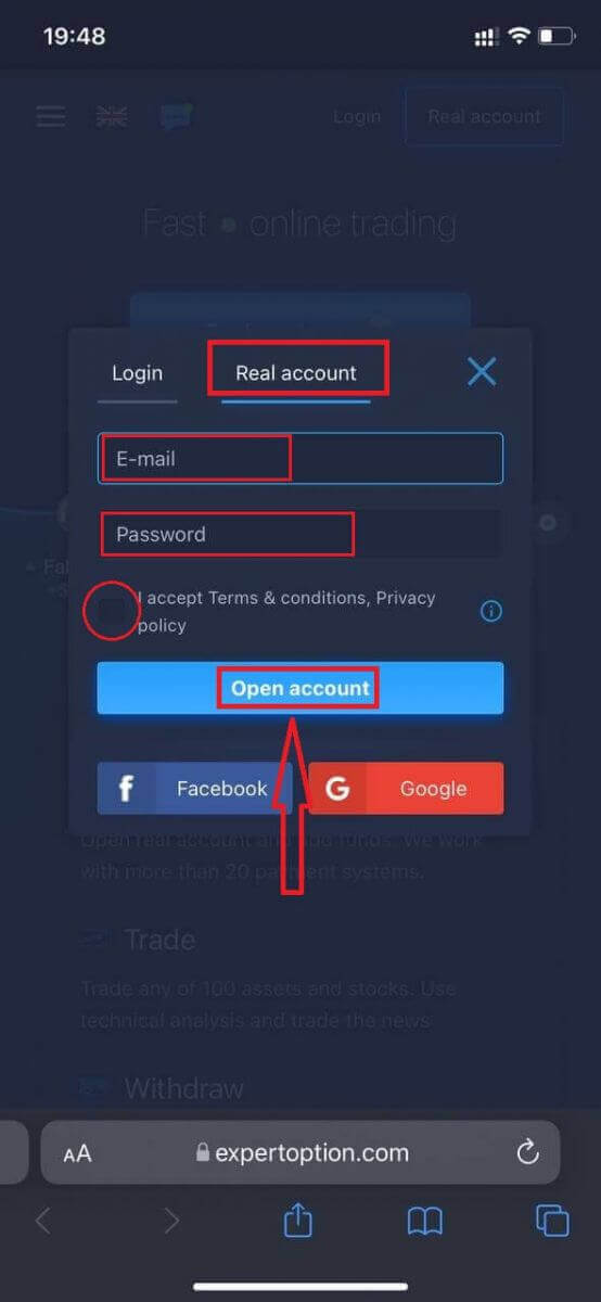 How to Register Account in ExpertOption How to Register Account in ExpertOption