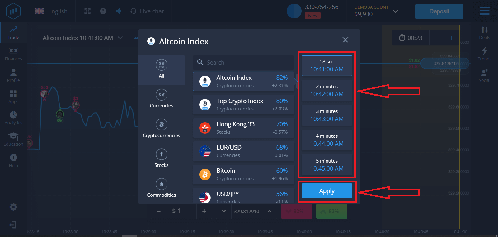 Cara Mendaftar dan Memperdagangkan Opsi Biner di ExpertOption