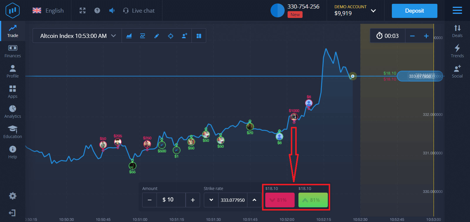 Cara Mendaftar dan Memperdagangkan Opsi Biner di ExpertOption