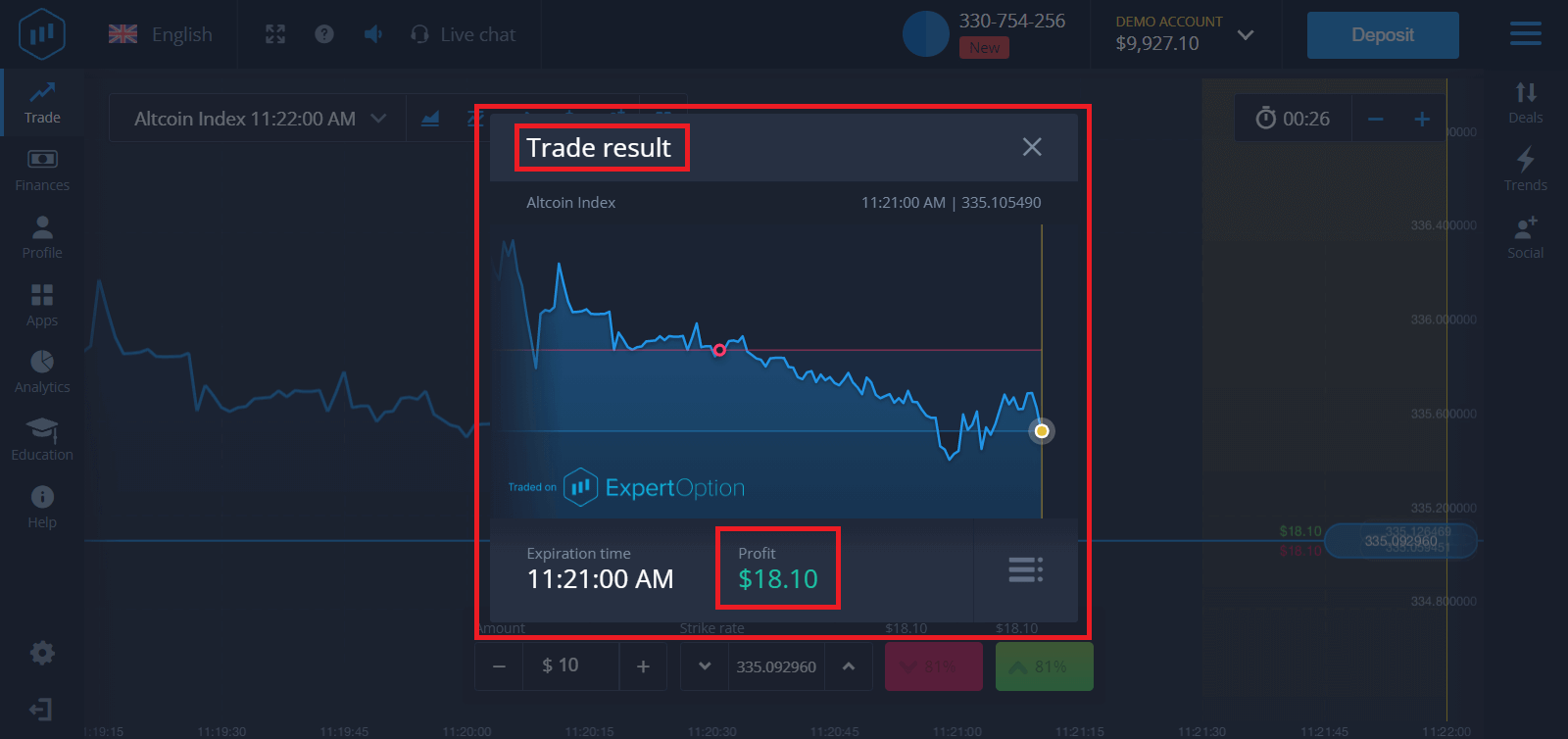 Comment trader sur ExpertOption pour les débutants