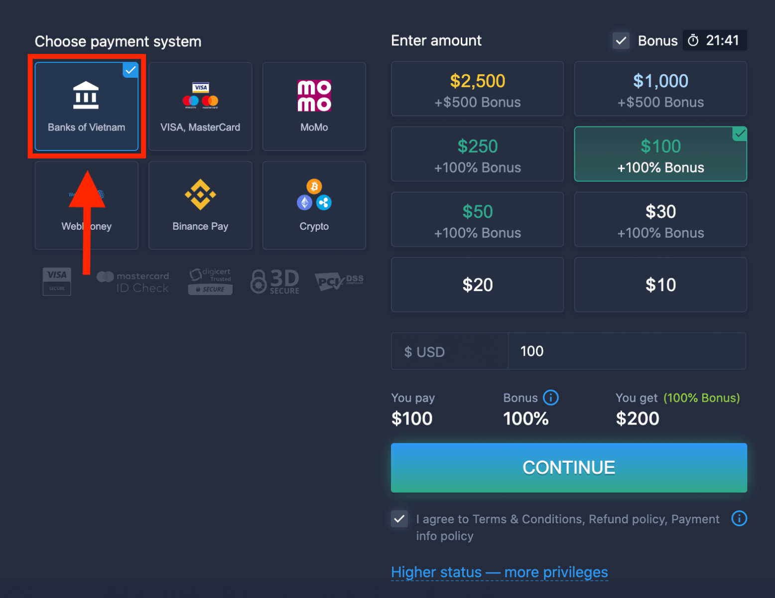 Bagaimana untuk Mengeluarkan dan membuat Wang Deposit di ExpertOption Bagaimana untuk Mengeluarkan dan membuat Wang Deposit di ExpertOption